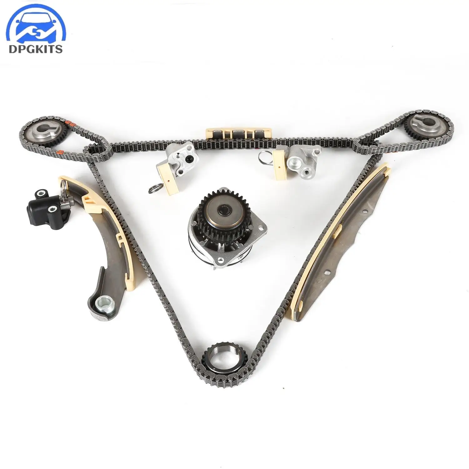 

DPGKITS Timing Chain Kit Water Pump For 05-10 Nissan Frontier Xterra NV1500 NV2500 NV3500 Pathfinder Suzuki Equator 4.0L SALE