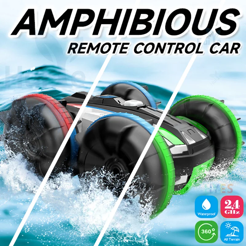 Amphibious RC Car Remote Control Stunt Car Vehicle Double-sided Flip Driving Drift Rc Cars Outdoor Toys for Boys Children\'s Gift