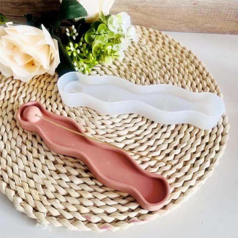 M89A INCENSE BASE BASE COMPUT SILICONE PLASTER COMAND WAVES BENTUK INCENSE DRIES HOLDER CEPAN COMPUT COMPAN COMPERS UNTUK HOME
