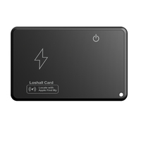 Wireless Charging GPS Locator Work with Apple Find My App Thin GPS Item Finder Smart Card Tracker for Luggage Tag Purse Passport