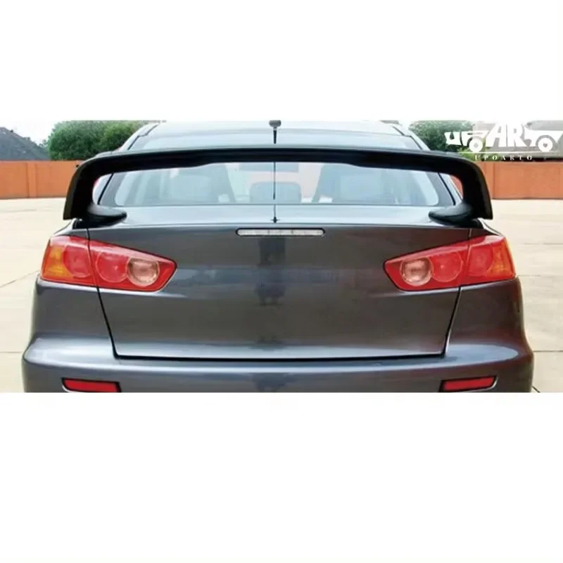 Factory Design Produce Auto Accessories ABS Plastic Modified Wide Large Rear Trunk Spoiler For Mitsubishi Lancer EX