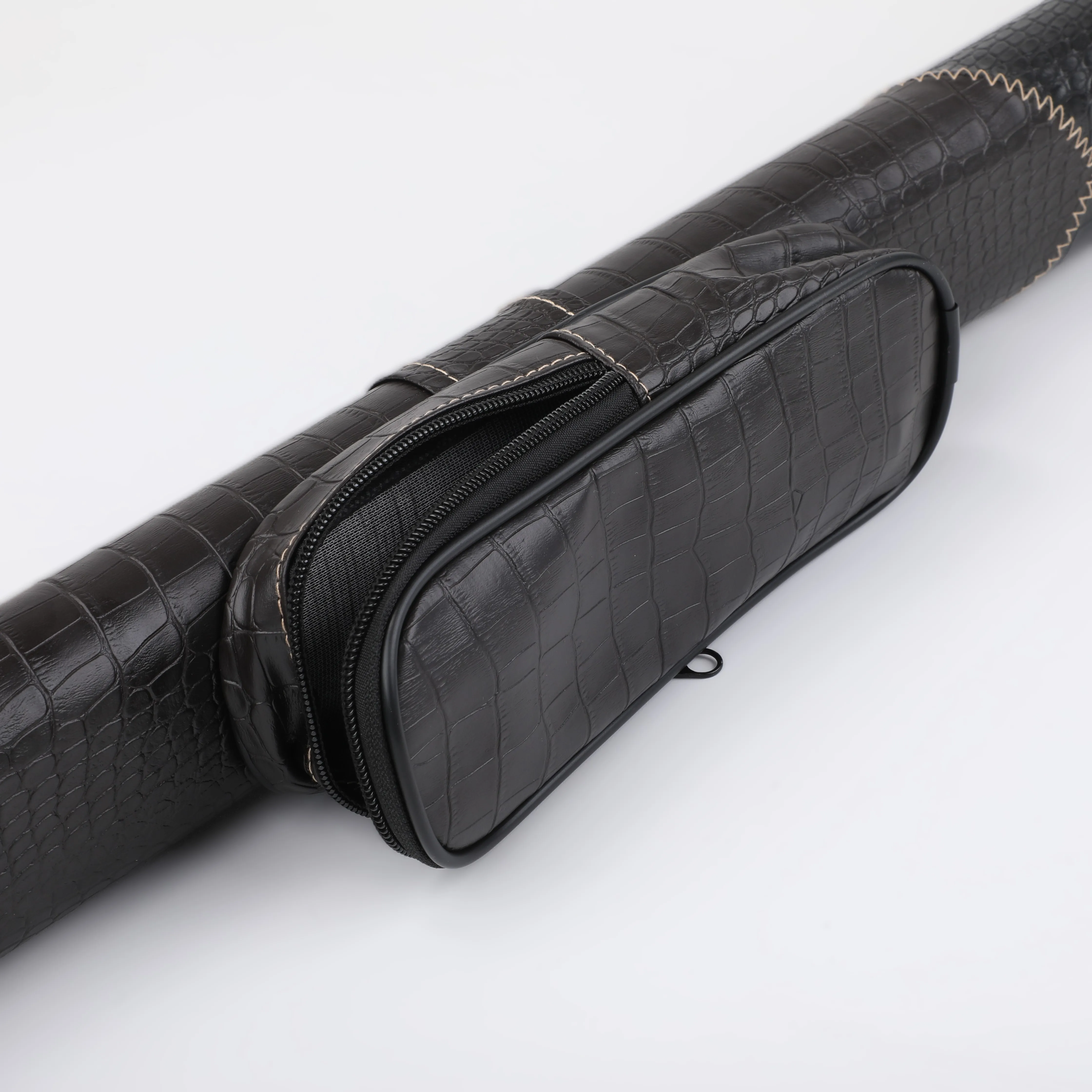 Crocodile Pattern Pool Cue Cas - Fishing Rod Travel ulasan dan harga