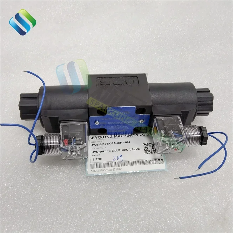 Elettrovalvola idraulica dei pezzi di ricambio dell'escavatore SKGM 4WE 6 D53 4WE6D53/OFAG24NK4