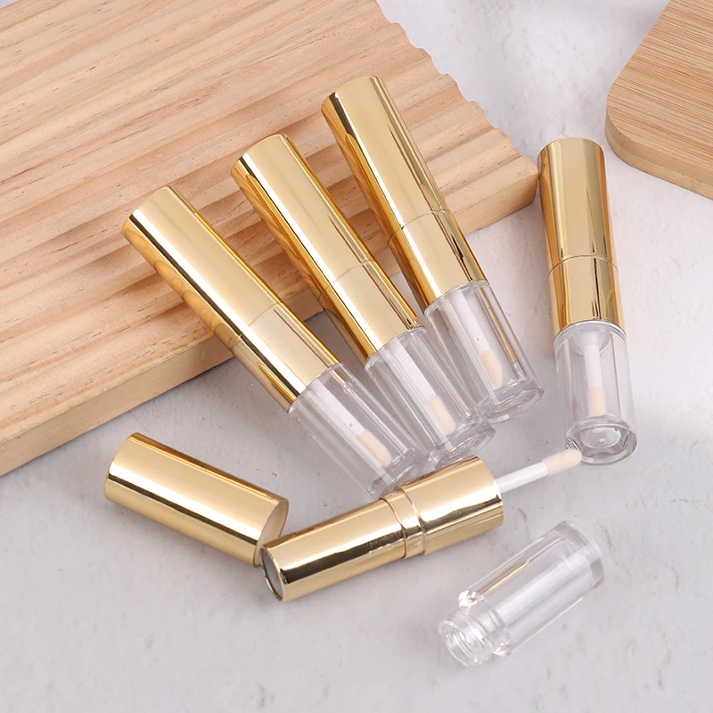 مزدوج نهاية فارغة 2.5 مللي أنبوب ملمع الشفاه الشفاف إعادة الملء زجاجات بلسم الشفاه حاويات أحمر الشفاه للسفر النساء الفتيات DIY ماكياج #2