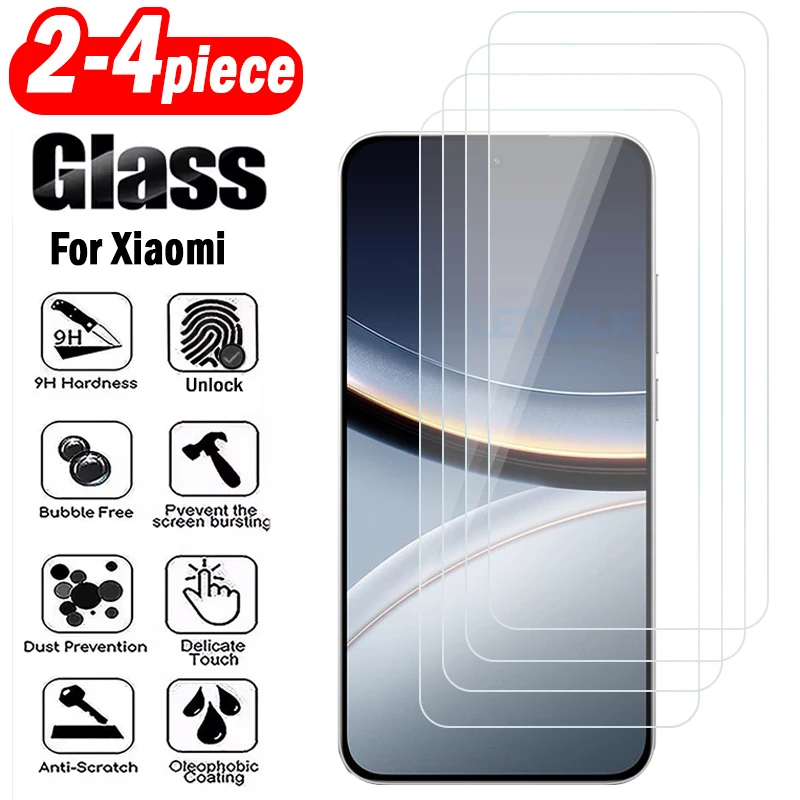 

2-4Piece Unlock Protective Glass for Xiaomi Poco F8 F7 Ultra Screen Protector for Poco F6 F7 F8 Pro Ultra Clear Tempered Glass