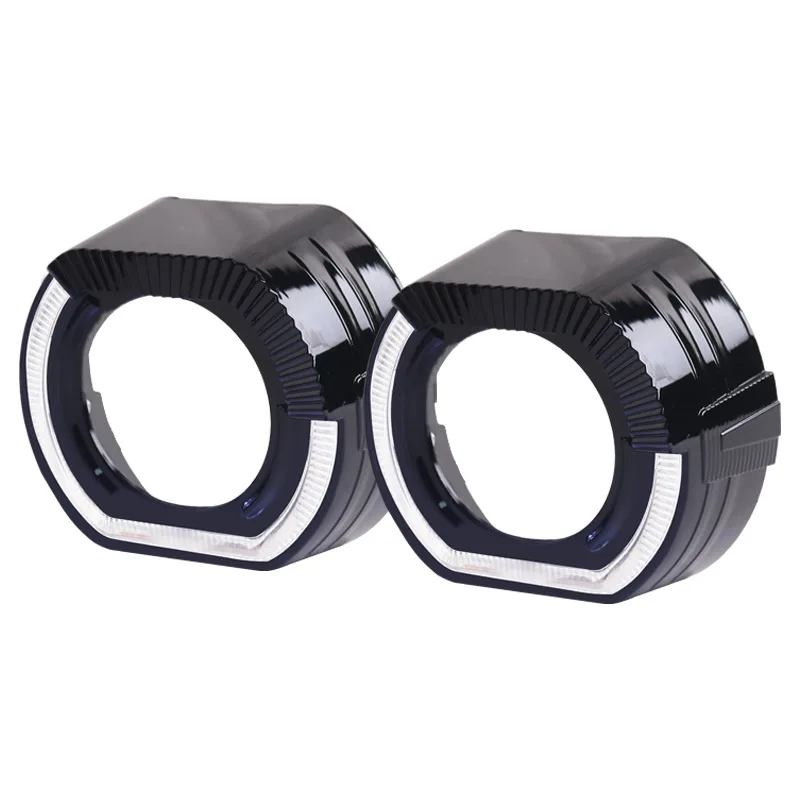 

3 Inch Bi LED Projector Lens Headlight White Yellow Dual Color DRL Daytime Running Light Car Lamp Retrofit Upgrade Kit
