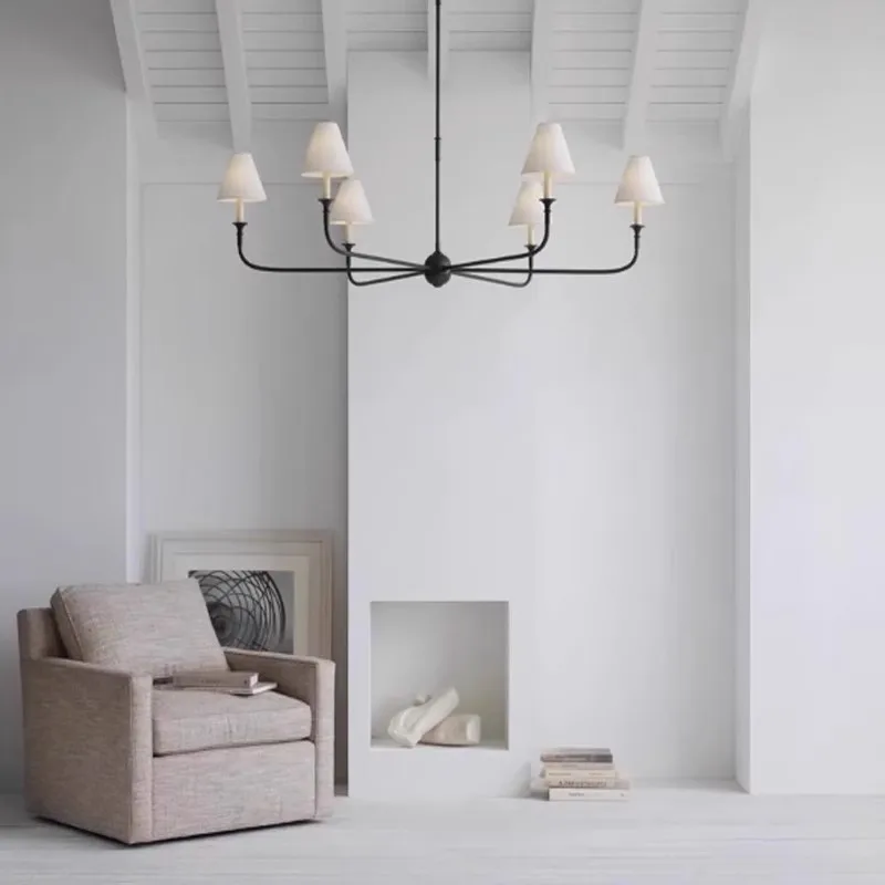 Visual Comfort Piaf Chandelier Retro Led Chandelier for Living Dining Room Kitchen Lights Designer Home Decor Lusters Luminaires