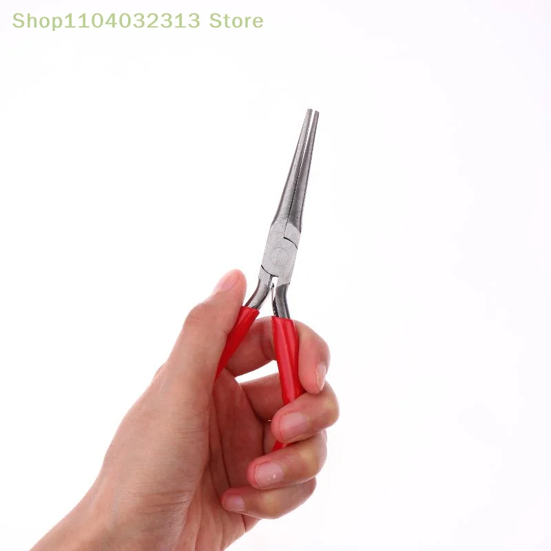 1 قطعة متعددة الوظائف طويلة زردية صغيرة تجريد إبرة كماشة DIY بها بنفسك مجوهرات كماشة صغيرة ذو طيات قطع إصلاح الأدوات اليدوية