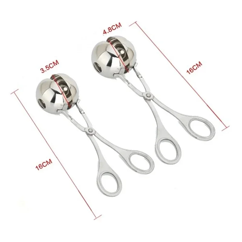 Meatball Apparatus Maker Clip Fish Ball Rice Ball Making Mold Form Tools Kitchen Accessories Stainless Steel Meat Baller Utensil