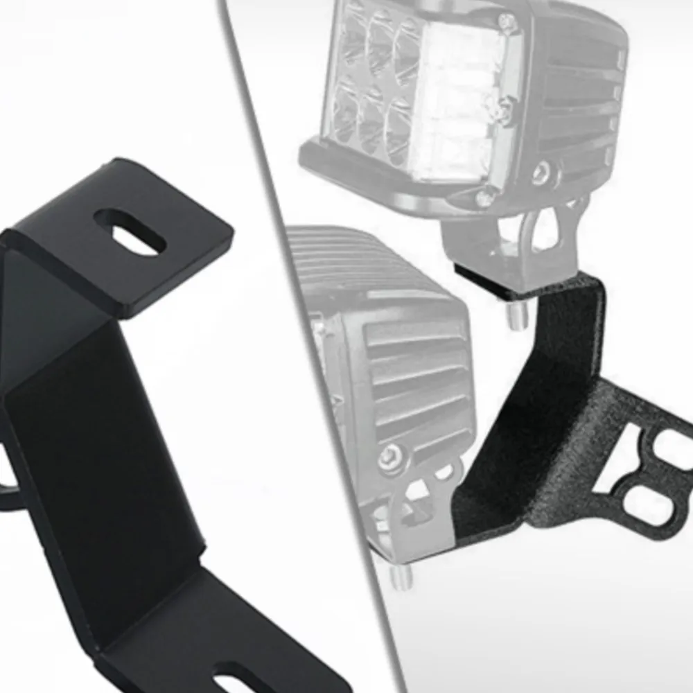

Motorcycle For Polaris RZR XP 800 900 1000 2008 2009 2010 2011 2012 2013-2024 Dual LED Fog Light Pod A-Pillar Bracket Mount