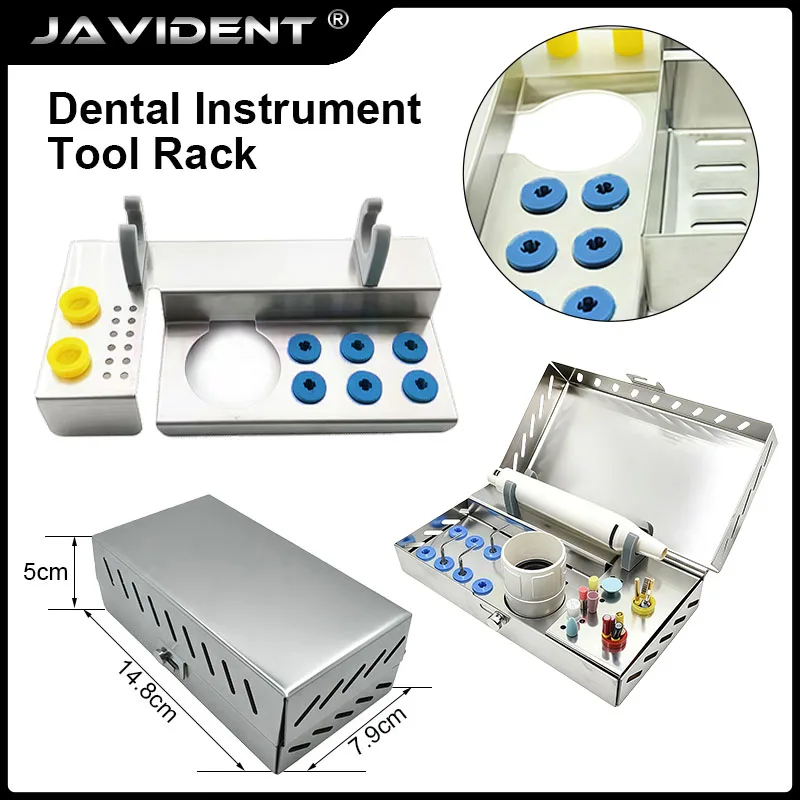 Dental Disinfection Box For Ultrasonic Scaler Tip Sterilization Placer Stander for Sonic Scaler Handle Autoclavable
