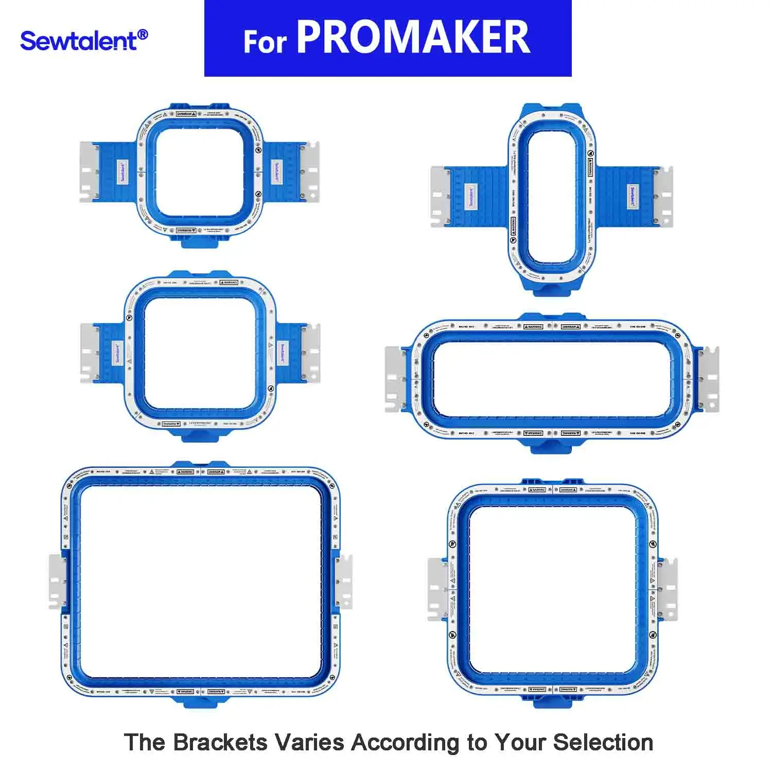 Promaker Dream X Single Head 12 Needle Embroidery Machine with Sewtalent Mighty hoop Magnetic embroidery hoops