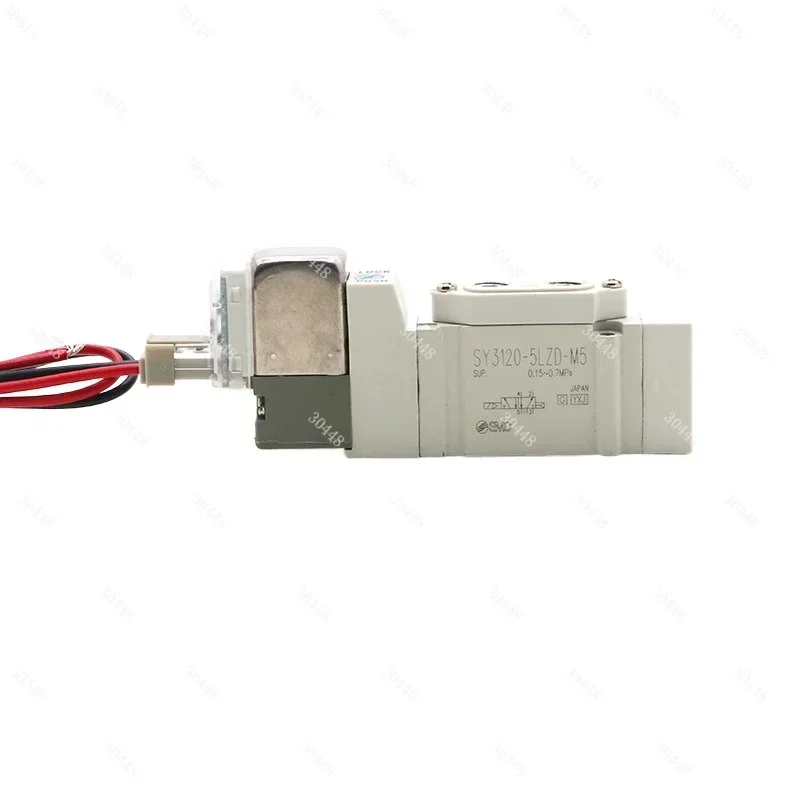 Brand New Pneumatic Solenoid Valve 3 Position 5 Way SY Series SY5120-SY3120-5LZD-M5