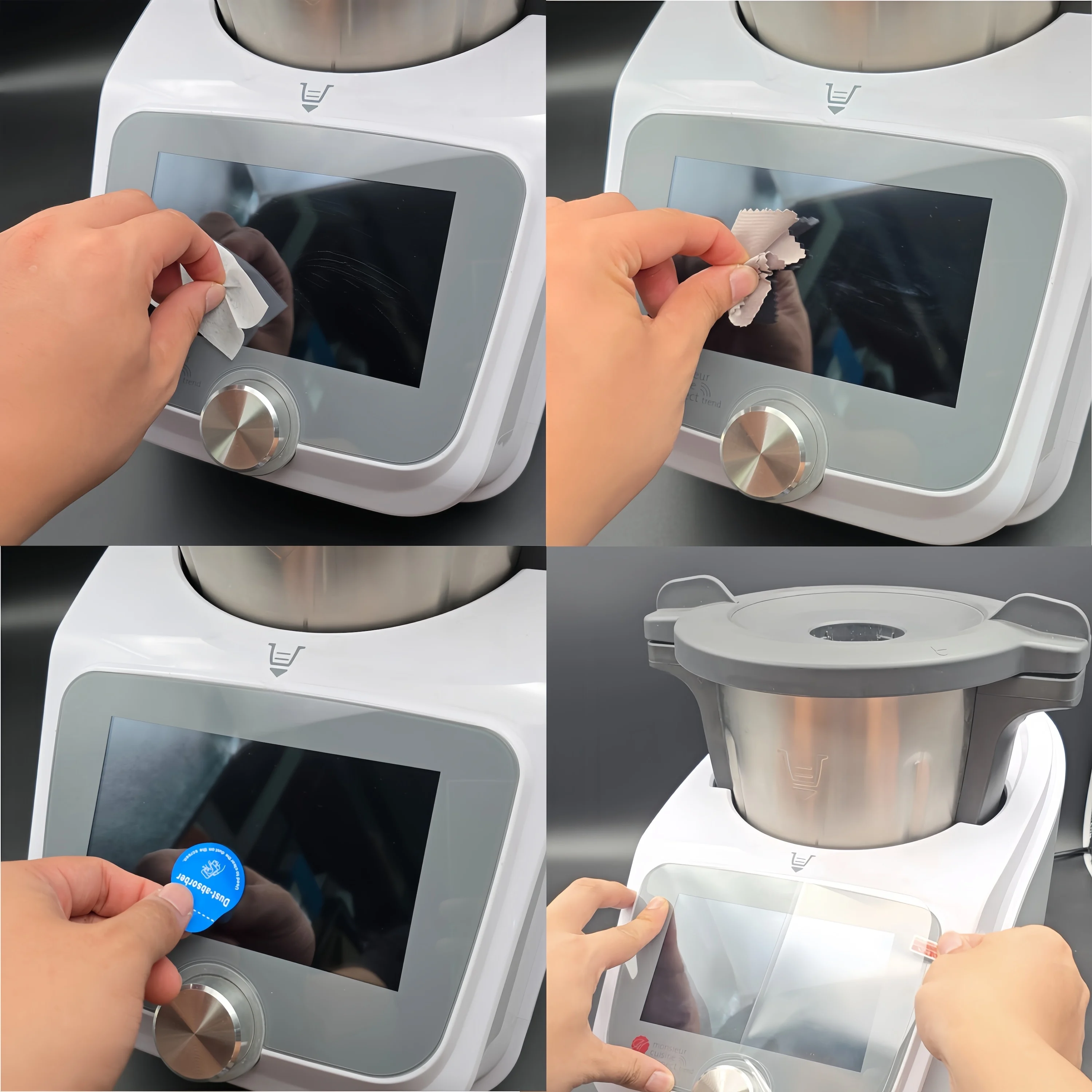 1PC Fits Monsieur Cuisine Smart/Connect/Trend Screen Protector - High-Alumina Tempered Glass Blender Accessories Kitchen Film image 5