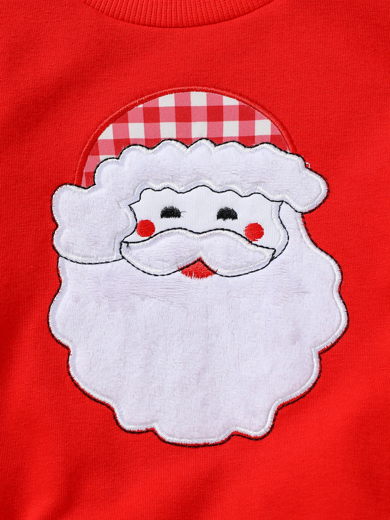 Autumn Toddler Kids Set Baby unisex Christmas Clothes Santa/Truck Embroidery Long Sleeve Sweatshirts Plaid Long Pants Xmas