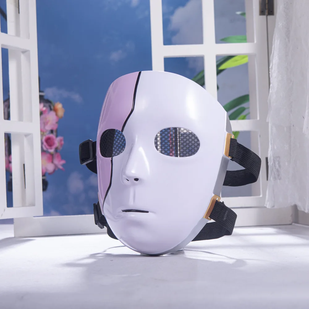 

Sally Face Cosplay Mask Sal Fisher Game Anime Full Face Plastic Masks for Halloween, Carnival Party Costume Dress Up Props Gifts