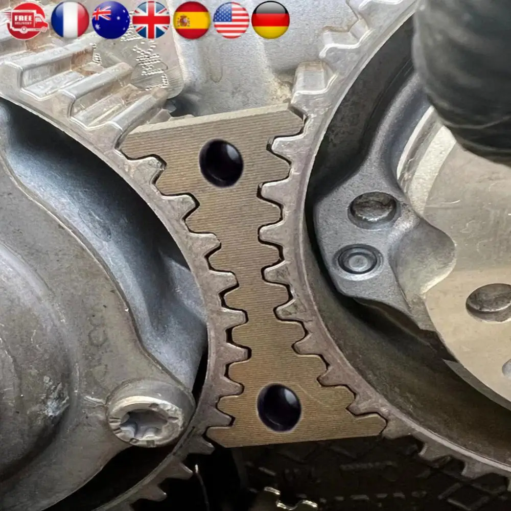 

EA211 Инструмент для синхронизации из легированной стали, ручной инструмент для синхронизации, универсальный инструмент для блокировки ременного шкива для Audi Skoda 1,4T/1,4/1,5/1,6