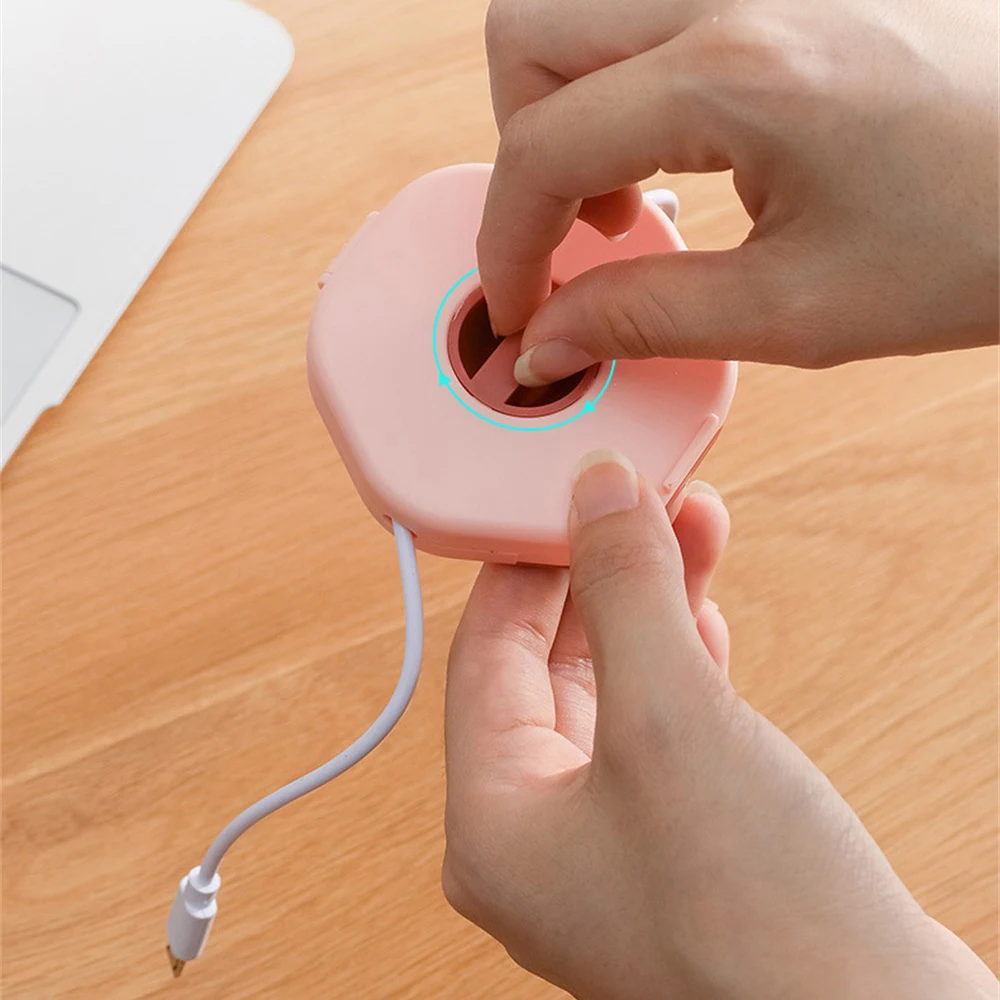 Cable Storage Box Useful Easy To Carry Durable And Compact Neat And Orderly Save Space Mobile Phone Accessories Bobbin Winder