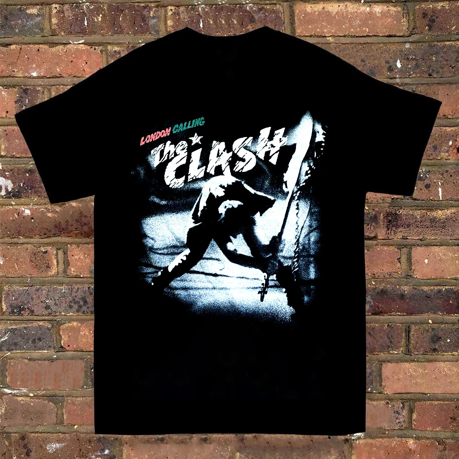 Hot the Clash London Calling Black Cotton Unisex Shirt