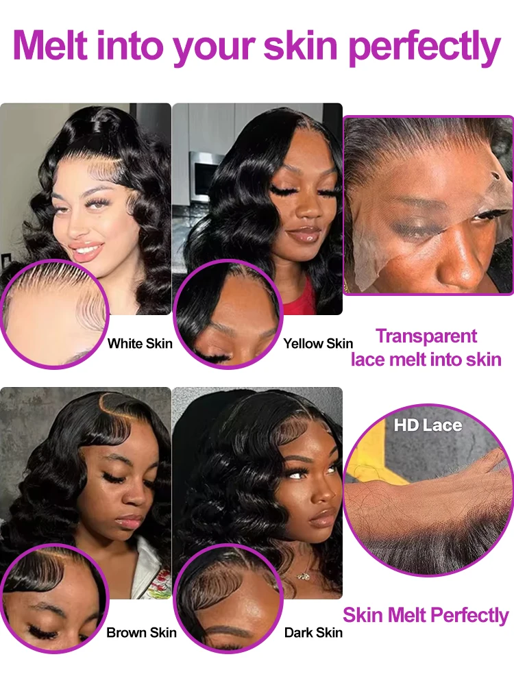 40 Inch Loose Deep Wave Lace Front Human Hair Wig Brazilian Nature Wave Curly Wigs Human Hair 13x6 HD Lace Frontal Wig For Women image 5