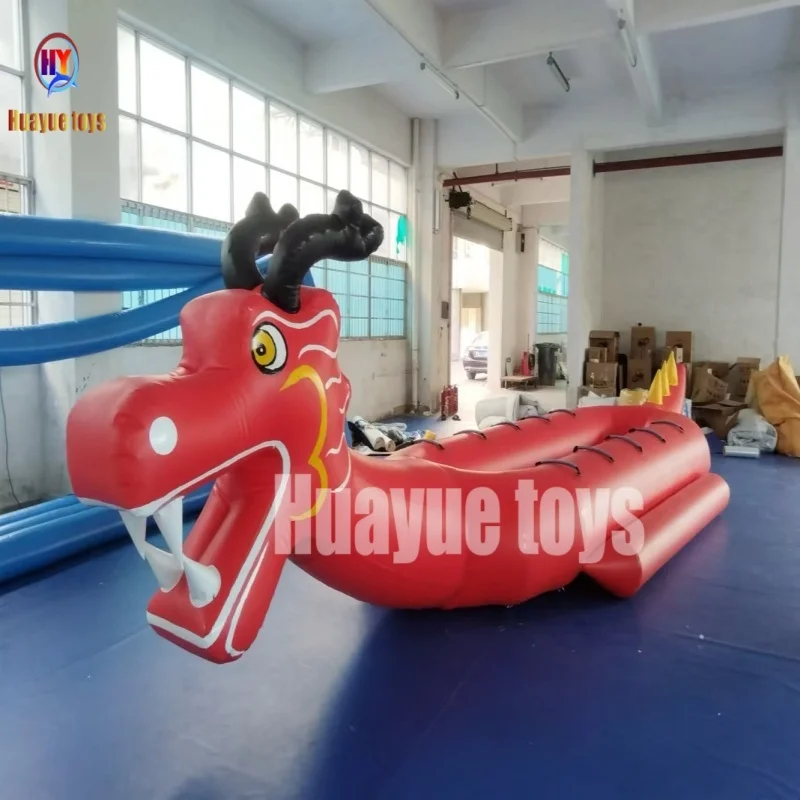 

China Factory Water Sport Game Towable Toy Inflatable Dragon Boat Water Banana Boat for Sale