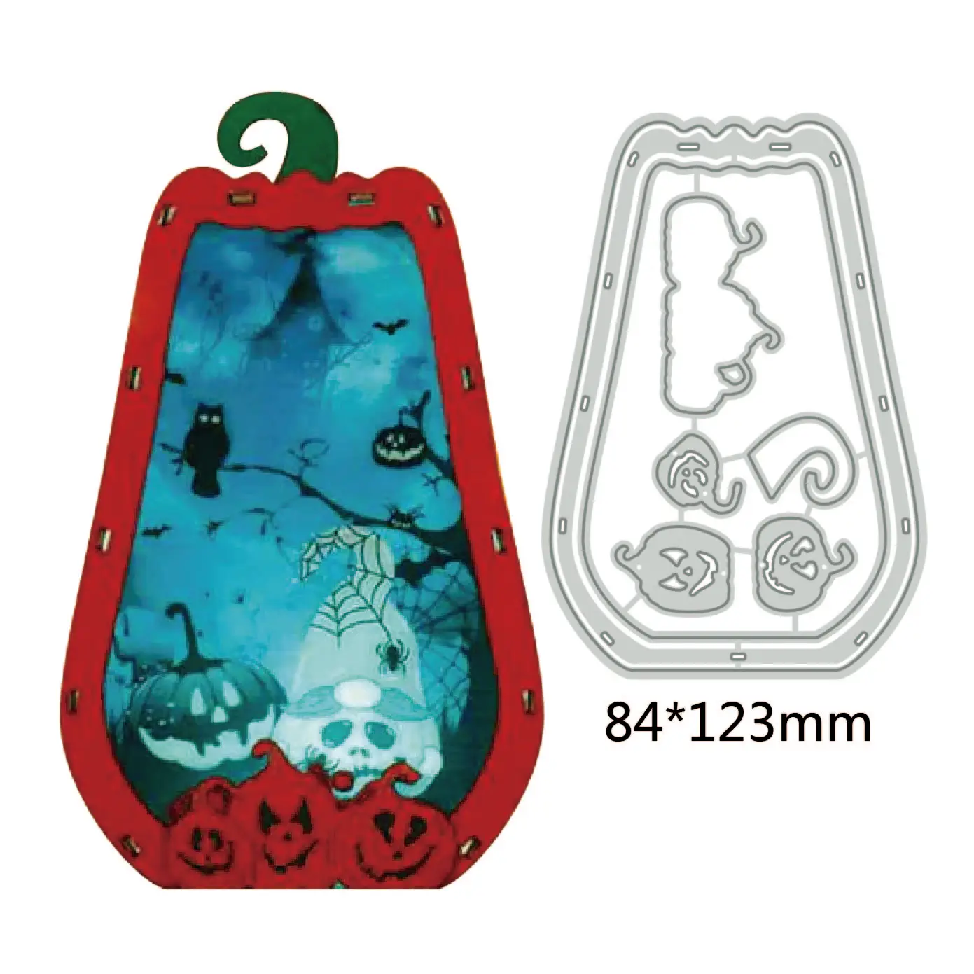 2024 Nowe metalowe matryce do wycinania Halloween Ghost Witch Broom Skull Scrapbooking Emboss Clipbook Template Greeting Card handmad Dies