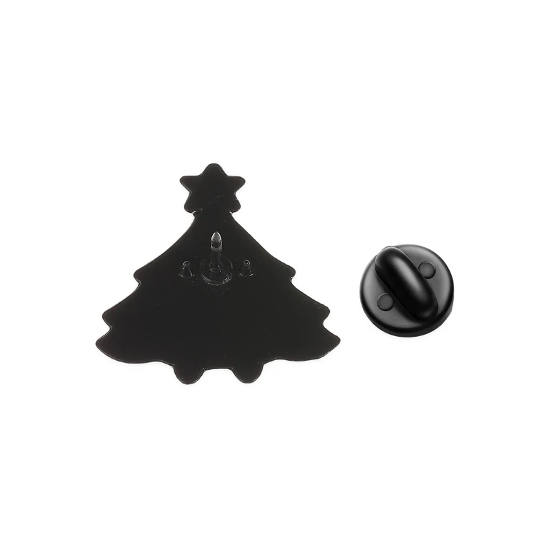 Cute Christmas Frog Enamel Pin Set Cartoon Wreath Tree Frog Metal Brooch Badge Fashion Brooch Jewelry Christmas Gift for Friends Children's Clothing Bag Decoration
