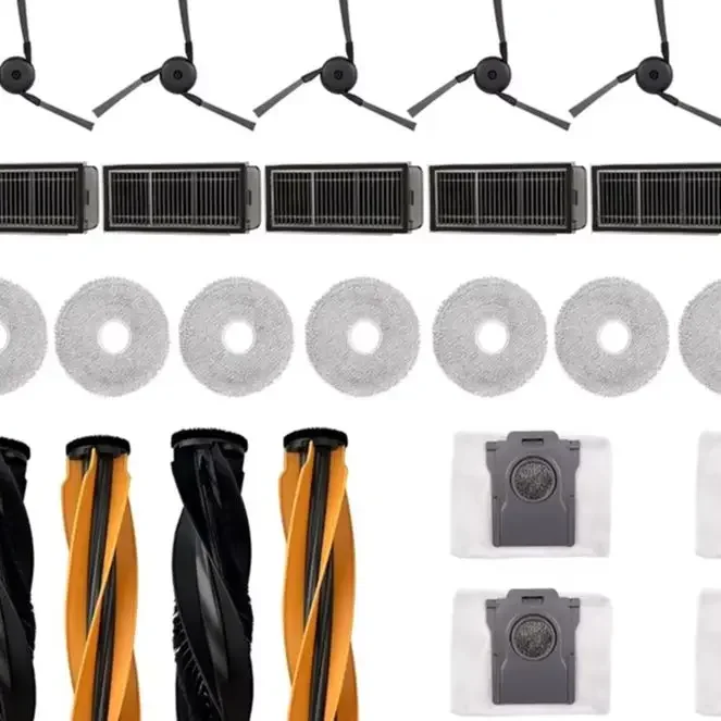 

Комплект из 8 насадок для швабры, 7 мешков для пыли, 6 боковых щеток, 6 фильтров, 4 основных щеток для Dreame L50 Ultra, X50 Ultra, L40s Ultra, Mova V50