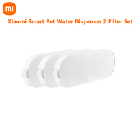 Original Xiaomi Mijia Smart Pet Water Dispenser 2 Filter Set 3Pcs Filtering Replacement For Mijia Smart Pet Water Dispenser 2