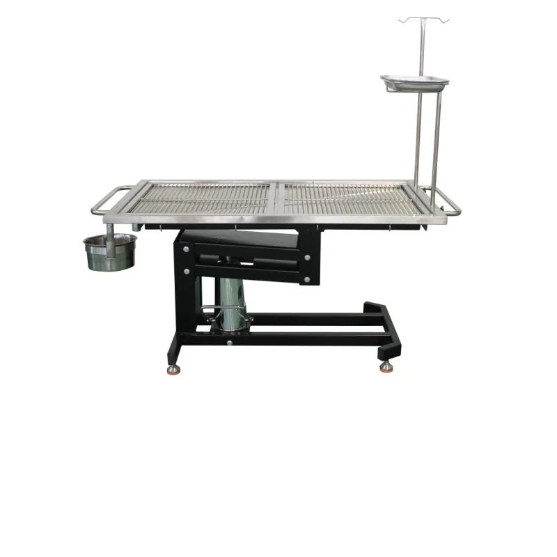Hydraulic Veterinary Operating Table Stainless Steel Surgical Wet Table for Pet Clinic High Quality