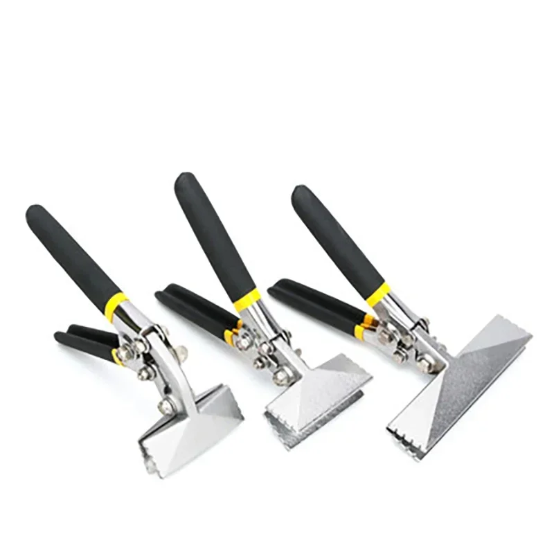 Pinza piegatubi per lamiera a ganascia larga Maniglia antiscivolo Sigillatrice manuale Dritto/Gomito 75mm/150mm Strumenti di riparazione manuale per morsetti di saldatura