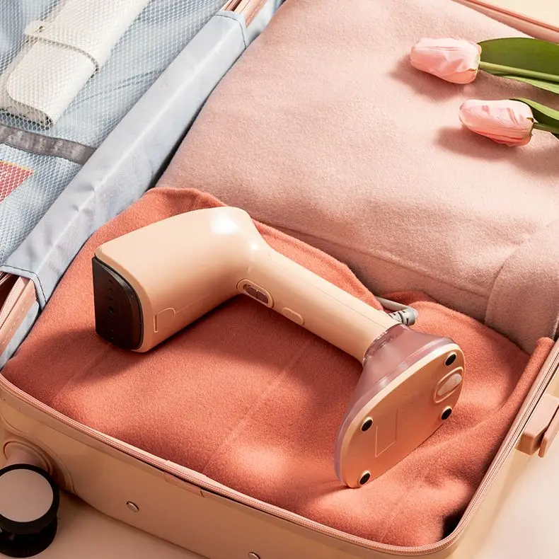 家庭用ハンドヘルド衣類スチーマー,1500W,300ml,水タンク,高速加熱,ウェット