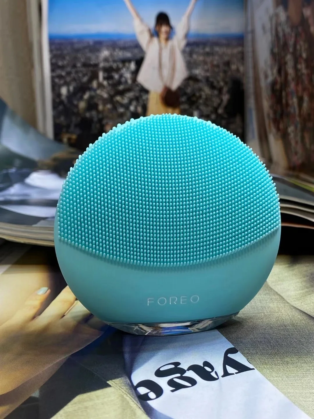 Foreo Luna Mini4 Gezichts Siliconen Gezichtsreinigingsborstel, Foreoing Echt Logo, Usb Opladen, Waterdicht, Niveau 8