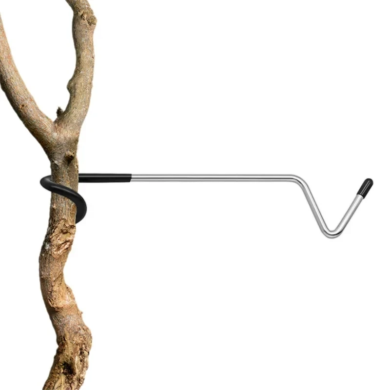 Crochets de support de lumière en acier inoxydable, support de lampe de poteau de tente portable, cintre de lanterne de pêche de chasse, outils de camping en plein air