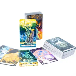 Under The Oak Tarot 10.3*6cm , Narrative Tarot Deck Mixes Real and Unreal, Fact and Fiction 78 Pcs Cards