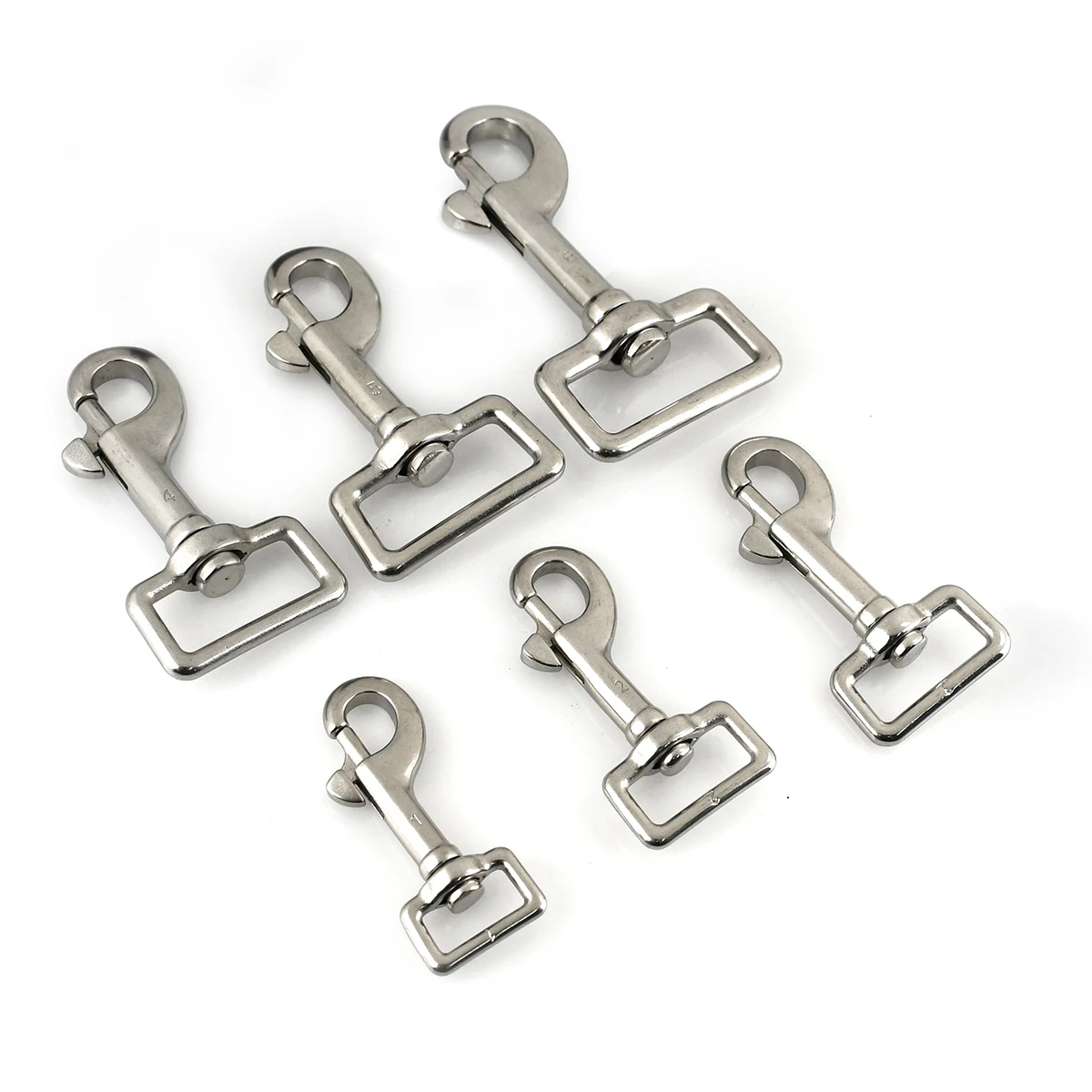 1x Stainless Steel Trigger Swivel Eye Bolt Snap Hook For webbing Leather Craft Bag Strap Belt Clasp Pet Dog Leash Clip Quality