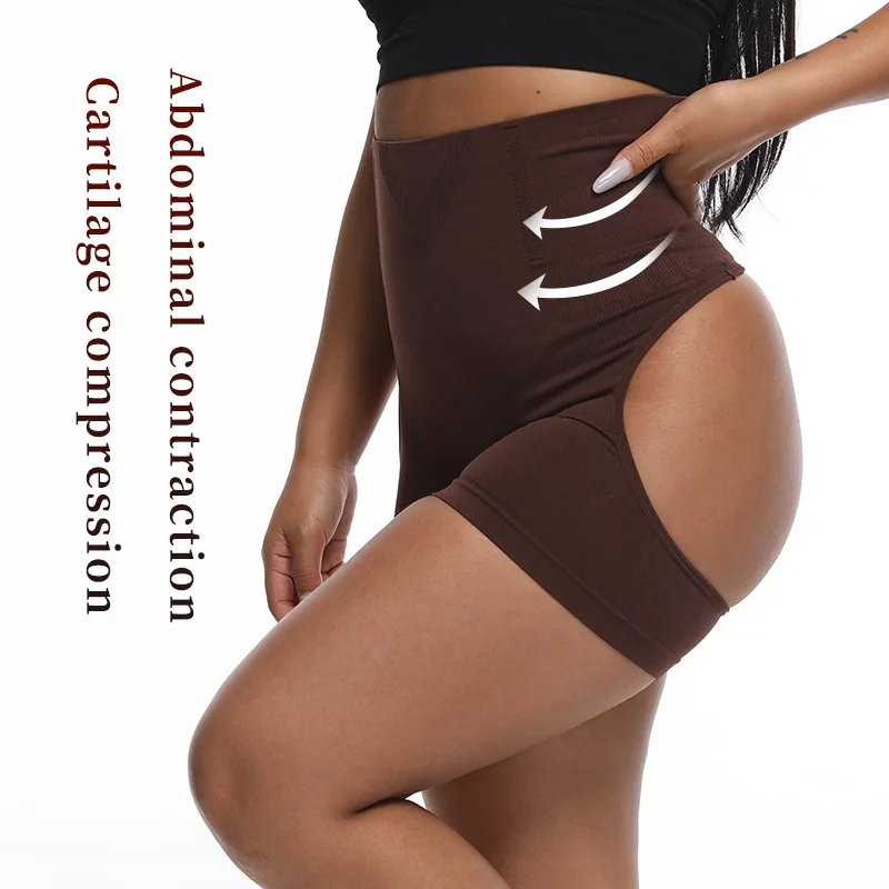 3PCS Women High Waist Shaping Panty Butt Lifter Seamless Shapewear Slimming Shorts Tummy Control Body Shaper Underwear view 4