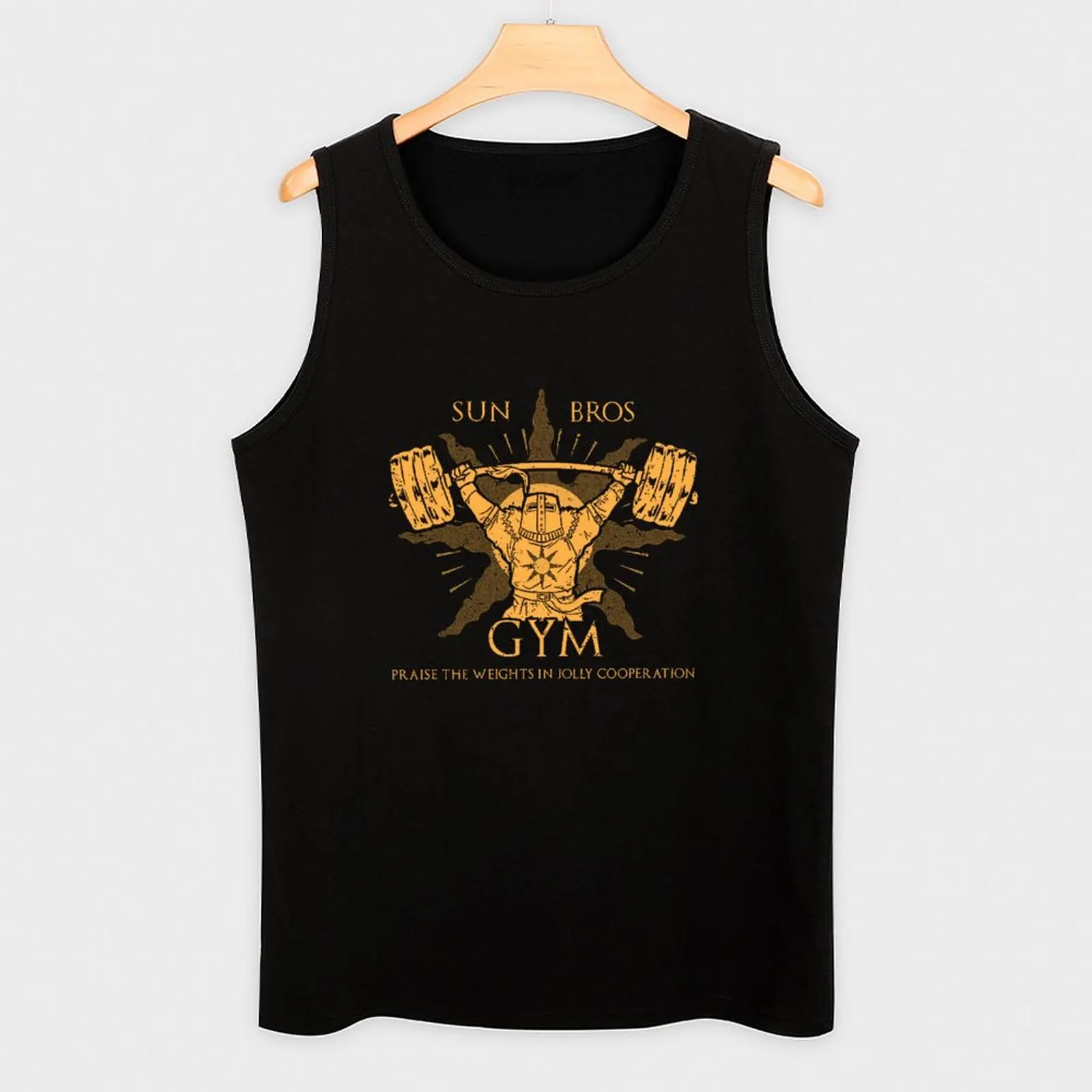 Graphic pen Sun Bros Gym Tank Top t-shirt for men gym men Sleeveless top summer image 3