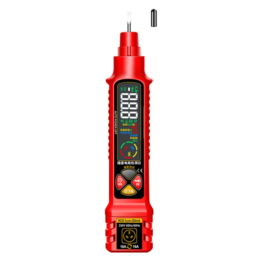 

AC DC Meter Electrical Safety Analyzer Electrical Safety Check AC And DC Voltage Measurement Automatic Shutdown Feature