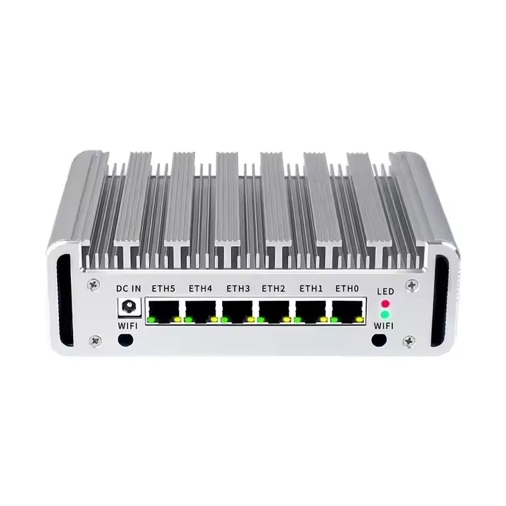 كور I7-8550U 4 كور 8 كمبيوتر صغير مع 6 LAN 64GB DDR4 ذاكرة فيديو SSD جهاز توجيه ناعم-نوع قابس المملكة المتحدة/الولايات المتحدة/الاتحاد الأوروبي/JP/AU #1