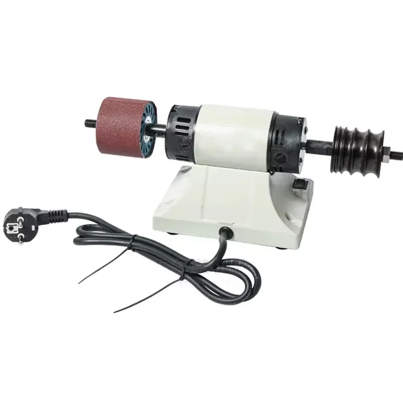 Mini Desktop Leather Edge Grinding Machine Polishing Tools Side Polisher 220V Leather Polishing Burnishing Machine