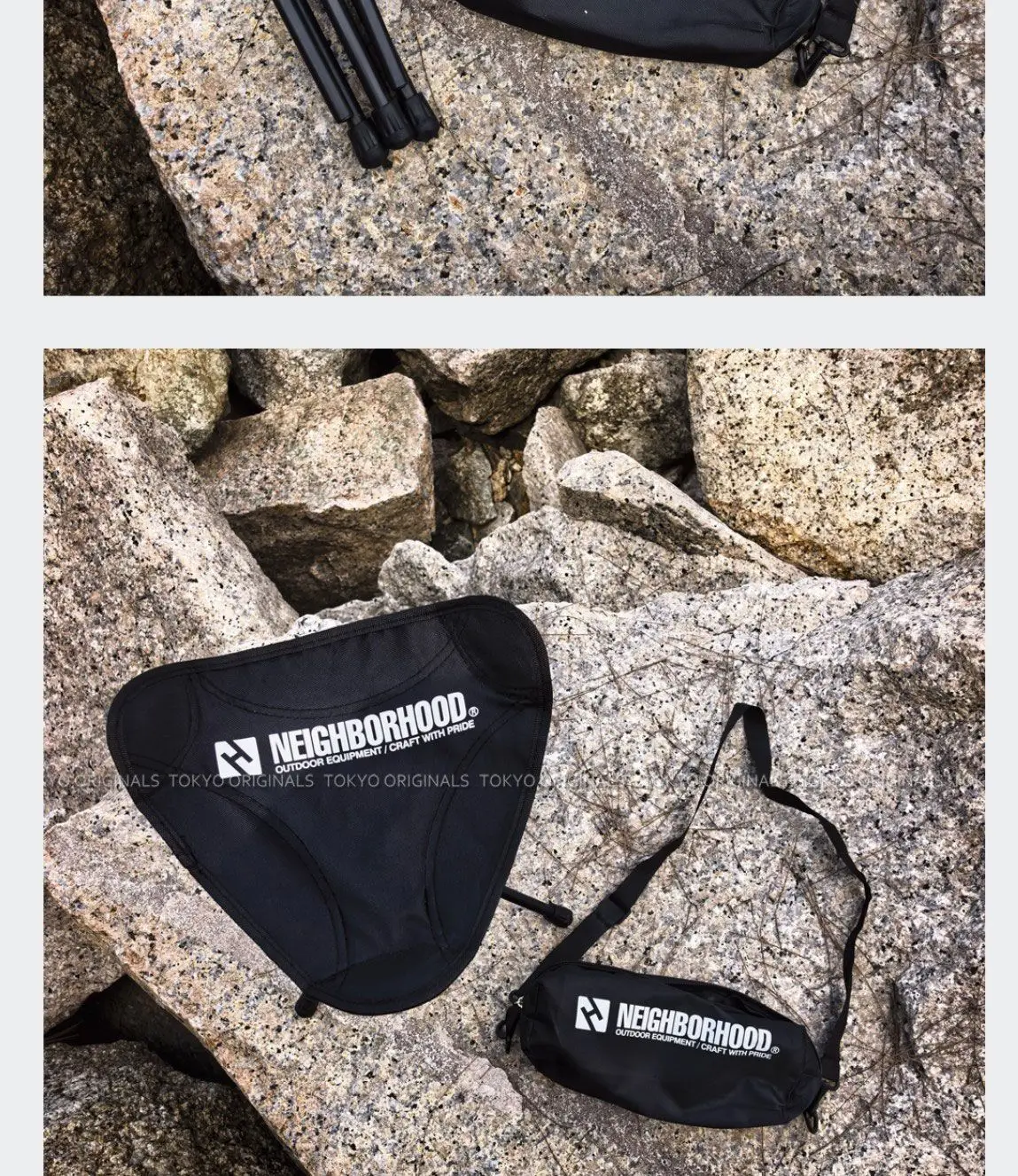 NEIGHBORHOOD Outdoor-Campinghocker, Kompakt, Tragbar, Faltbar, 360° ° Drehbarer Mazza-Stuhl für Reisen und Freizeit – Detail 9