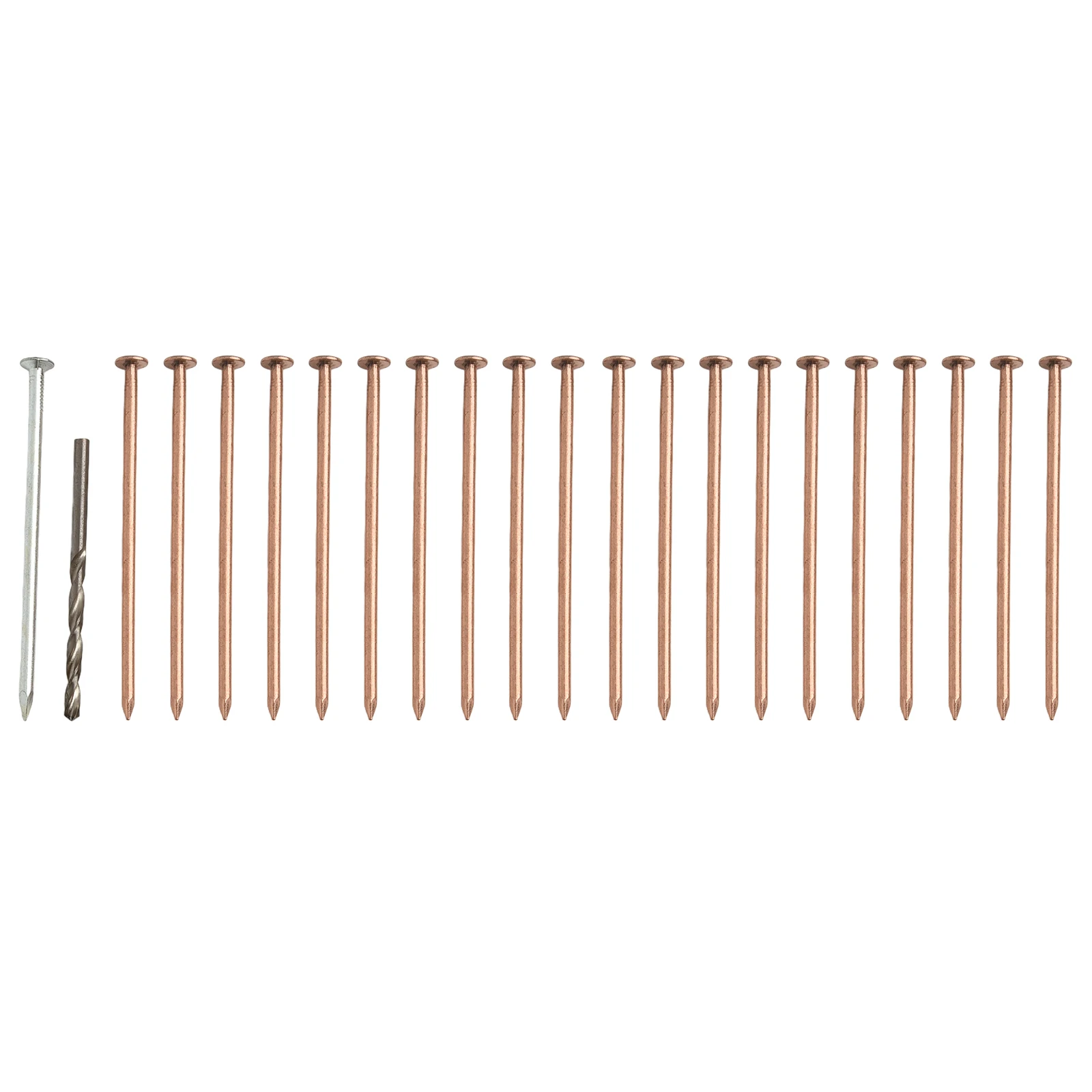 3.15-inch Nails Tree Killer Spikes Best Copper Nails For Gardening Tree Killer 20pcs Package 25pcs Package Drill Bit Included