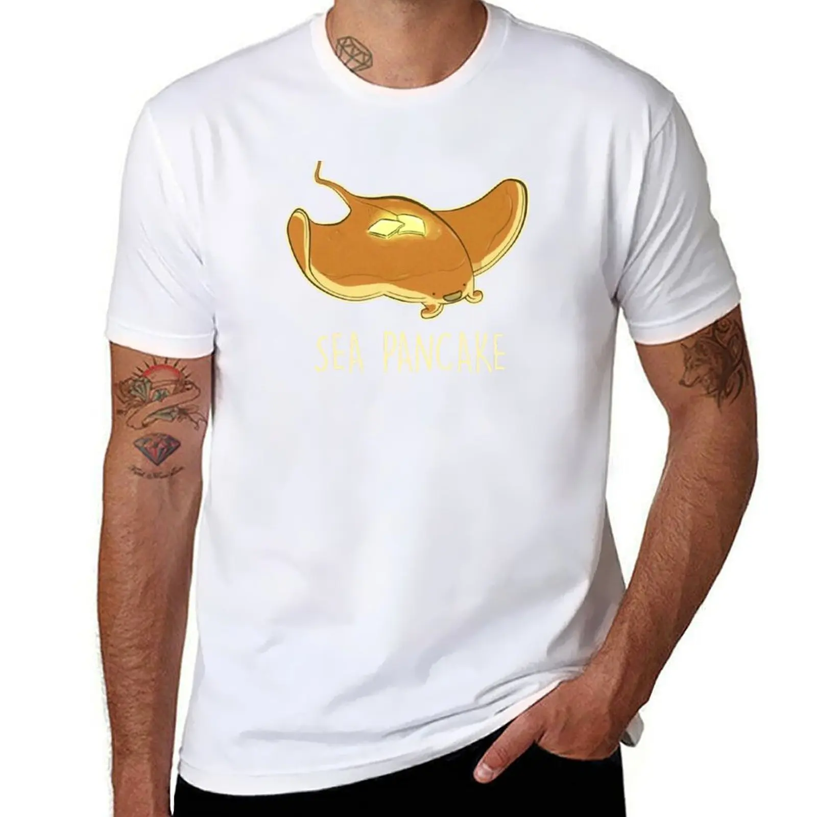 

100% T-Shirt shirts Name Sting funny t shirts Manta man shirt Pancake t t Proper cotton humor Ray Sea funny men dark Animal