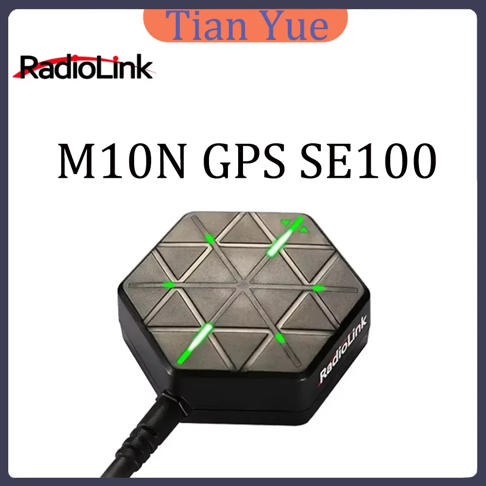 

Radiolink M10N SE100 GPS Module 50cm High Accuracy GLONASS BeiDou Fast Pos for APM PX4 Pixhawk RC Drone