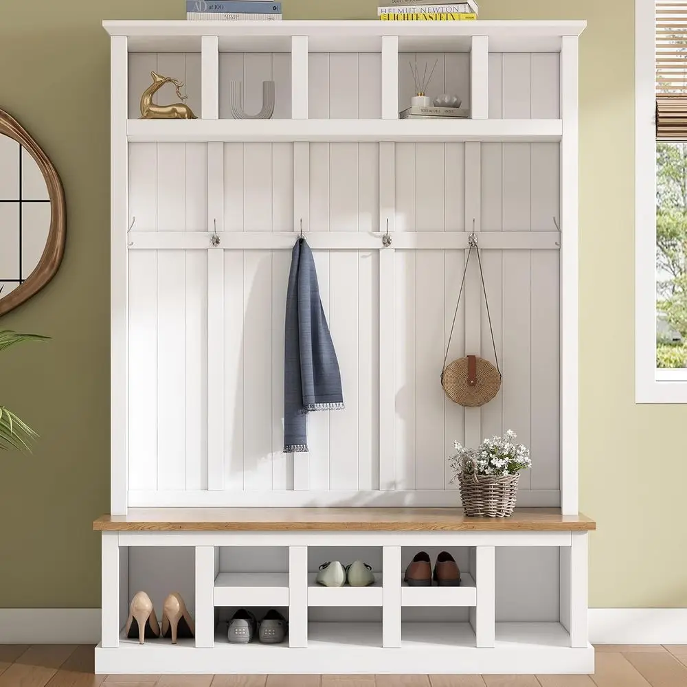 White 78 Tall Entry…