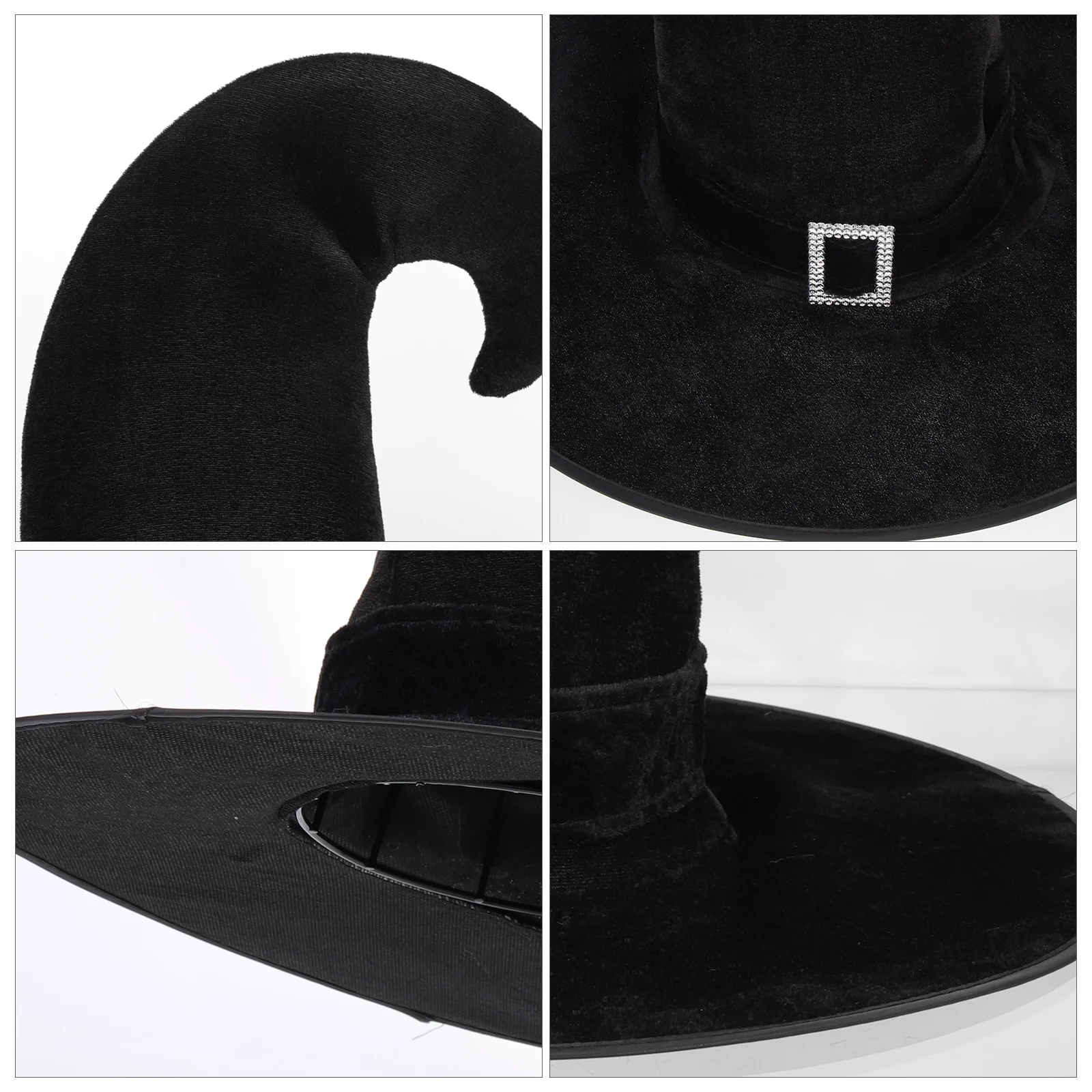 

Halloween Witch Hat Black Suitable for Cosplay Party Costume Wizard Hat Halloween Accessories Witches Hats for Women