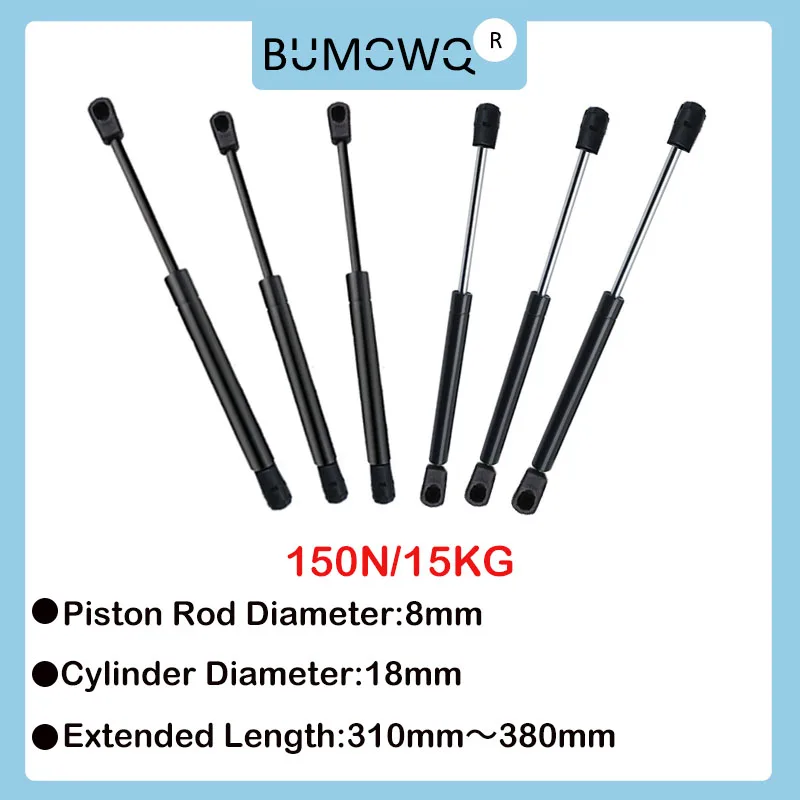 

1PC 310mm-380mm 15kg/150N Car Strut Bars Furniture Strut Bar Gas Shock Absorber Hydraulic Lift Kitchen Cabinet Hinge