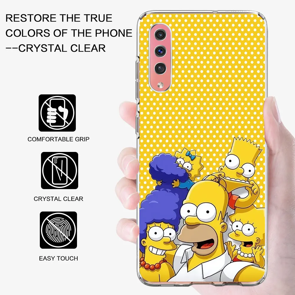 The Simpson Homer Bart Case for Samsung Galaxy A70 A70s A20e A30s A8 A40 A50 A50s A20 A30 A7 A6 2018 A25 TPU Soft Phone Cover