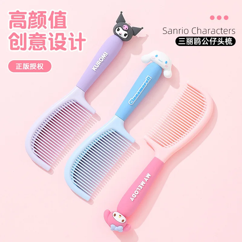 

Sanrio Tuck Comb Miniso Anime Cartoon Cute Kuromi Cinnamoroll My Melody Fashion Household Items Girls Holiday Gifts